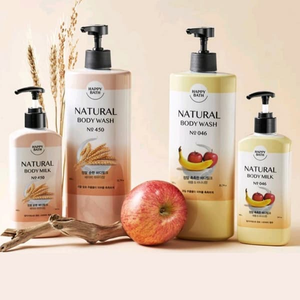 Sữa Dưỡng Thể Happy Bath Natural Body Milk No046, 400g Sữa Dưỡng Thể Happy Bath Natural Body Milk No046, 400g