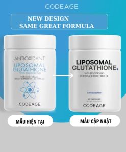 Viên uống trắng da codeage liposomal glutathione