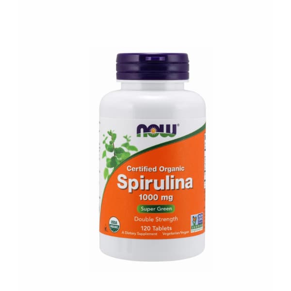 Tảo Xoắn Now Spirulina 1000mg, 120 Viên Tảo Xoắn Now Spirulina 1000mg, 120 Viên