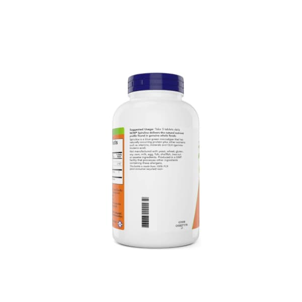 Tảo Xoắn Now Spirulina 1000mg, 120 Viên Tảo Xoắn Now Spirulina 1000mg, 120 Viên