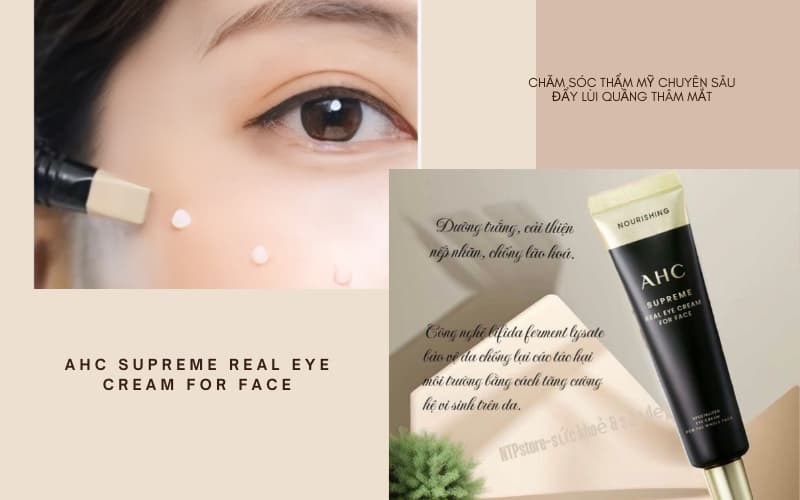 Kem dưỡng mắt AHC Supreme Real Eye Cream For Face