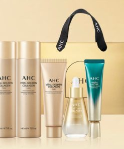 Set Mỹ Phẩm Chăm Sóc Da AHC Vital Golden Collagen Youth Total Care, 1 Set