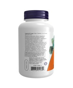 Now Foods Magnesium Glycinate 200mg, 180 Tablets
