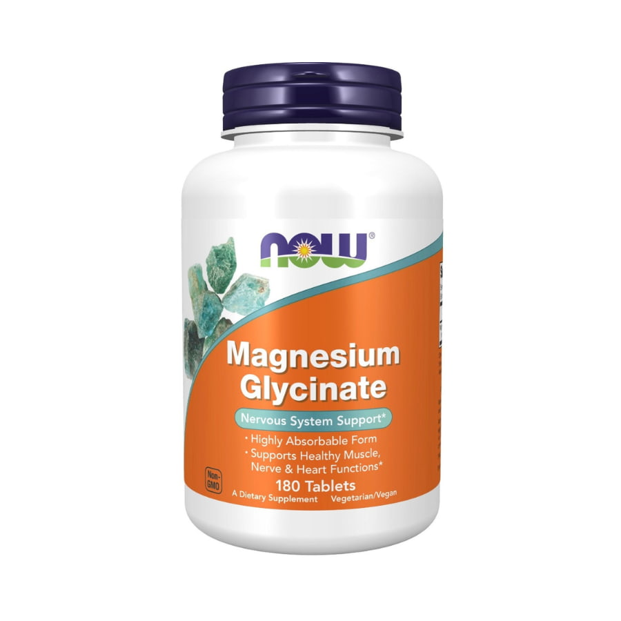 Now Foods Magnesium Glycinate 200mg, 180 Tablets Now Foods Magnesium Glycinate 200mg, 180 Tablets
