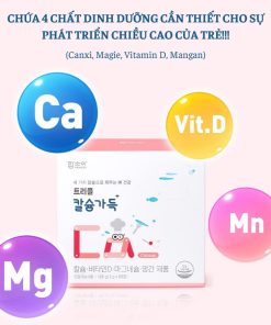 Hamsoa Triple Calcium Full 60 Gói_ Bổ Sung Canxi Phát Triển Chiều Cao Cho Trẻ