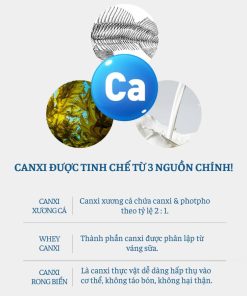 Hamsoa Triple Calcium Full 60 Gói_ Bổ Sung Canxi Phát Triển Chiều Cao Cho Trẻ