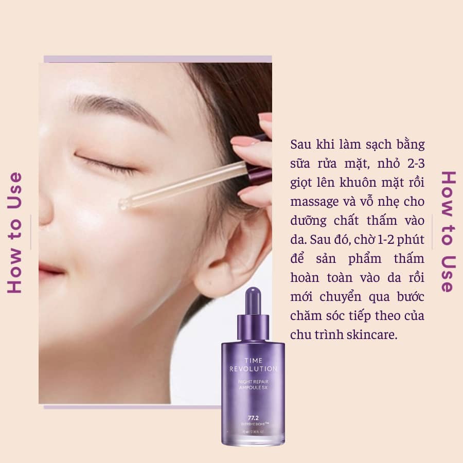 Tinh Chất Phục Hồi Da Ban Đêm Time Revolution Night Repair Ampoule 5X, 70ml Tinh Chất Phục Hồi Da Ban Đêm Time Revolution Night Repair Ampoule 5X, 70ml