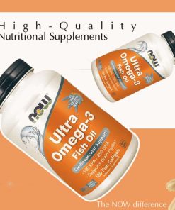 Dầu Cá Now Ultra Omega-3 Fish Oil 1000mg, 180 Viên