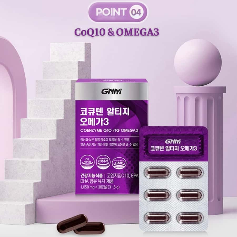 GNM Coenzyme Q10 rTG Omega3 – Hỗ trợ sức khỏe tim mạch & não bộ (4) GNM Coenzyme Q10 rTG Omega3 - Hỗ trợ sức khỏe tim mạch & não bộ