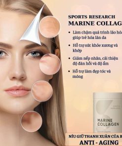 Sports Research Marine Collagen Peptides Powder 340g