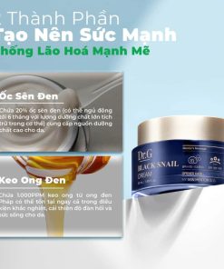 Kem Dưỡng Chống Lão Hóa Dr.G Black Snail Cream 50ml