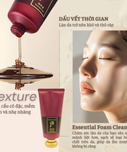 Sữa Rửa Mặt The Whoo Jinyulhyang Essential Foam Cleanser, 180ml+40ml