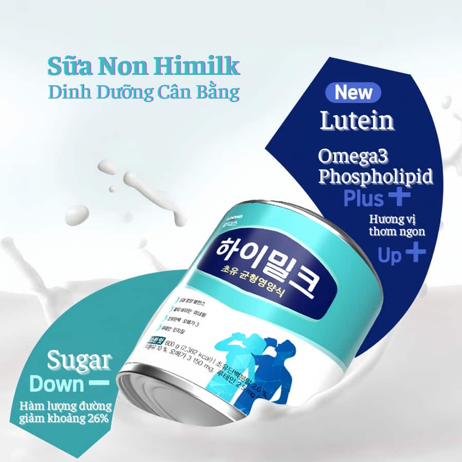 Sữa Non Dành Cho Người Lớn ILDONG FOOD’IS Himilk 600g (2) Sữa Non Dành Cho Người Lớn ILDONG FOOD'IS Himilk 600g