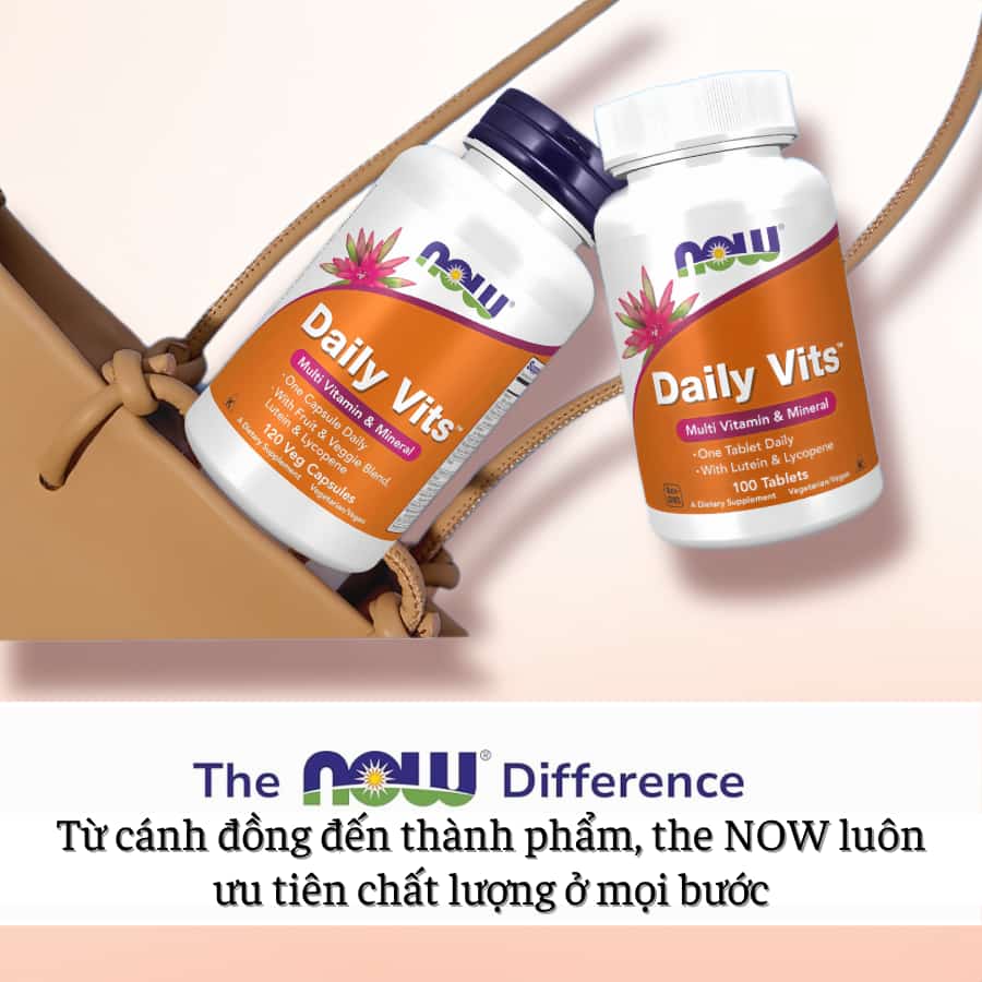Vitamin tổng hợp Now Foods Daily Vits, 100 viên