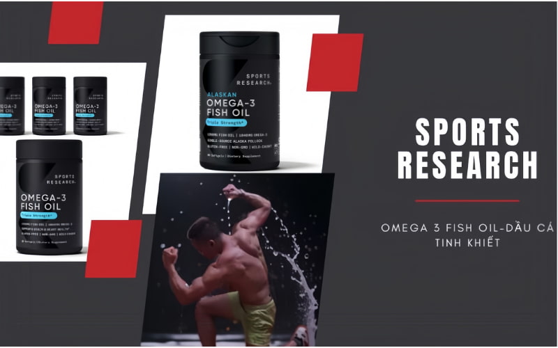 Dầu Cá Sports Research Omega-3 Fish Oil 1250mg, 90 Viên