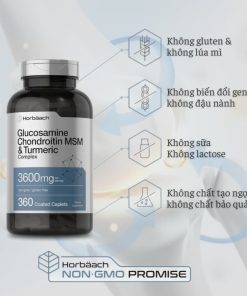 Hỗ Trợ Xương Khớp Horbaach Glucosamine Chondroitin MSM 360 Viên