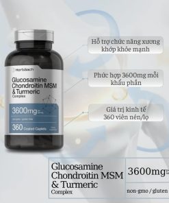 Hỗ Trợ Xương Khớp Horbaach Glucosamine Chondroitin MSM 360 Viên