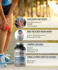 Hỗ Trợ Xương Khớp Horbaach Glucosamine Chondroitin MSM 360 Viên