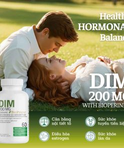 Cân Bằng Nội Tiết Tố Bronson DIM 200mg, 60 Viên