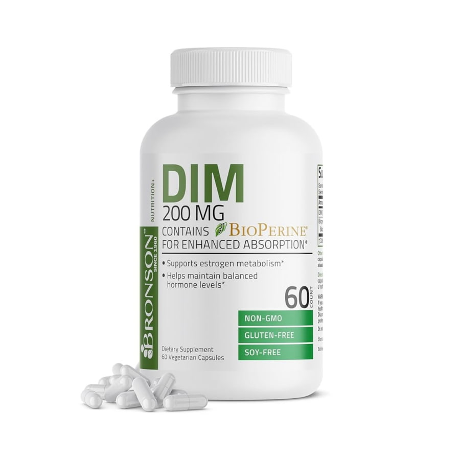 Cân Bằng Nội Tiết Tố Bronson DIM 200mg, 60 Viên Cân Bằng Nội Tiết Tố Bronson DIM 200mg, 60 Viên