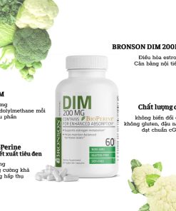 Cân Bằng Nội Tiết Tố Bronson DIM 200mg, 60 viên