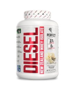 Perfect Sports Diesel 100% New Zealand Whey Protein Isolate 5 LB (2,27kg), 75 Servings