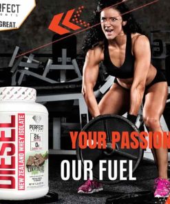 Perfect Sports Diesel 100% New Zealand Whey Protein Isolate 5 LB (2,27kg), 75 Servings