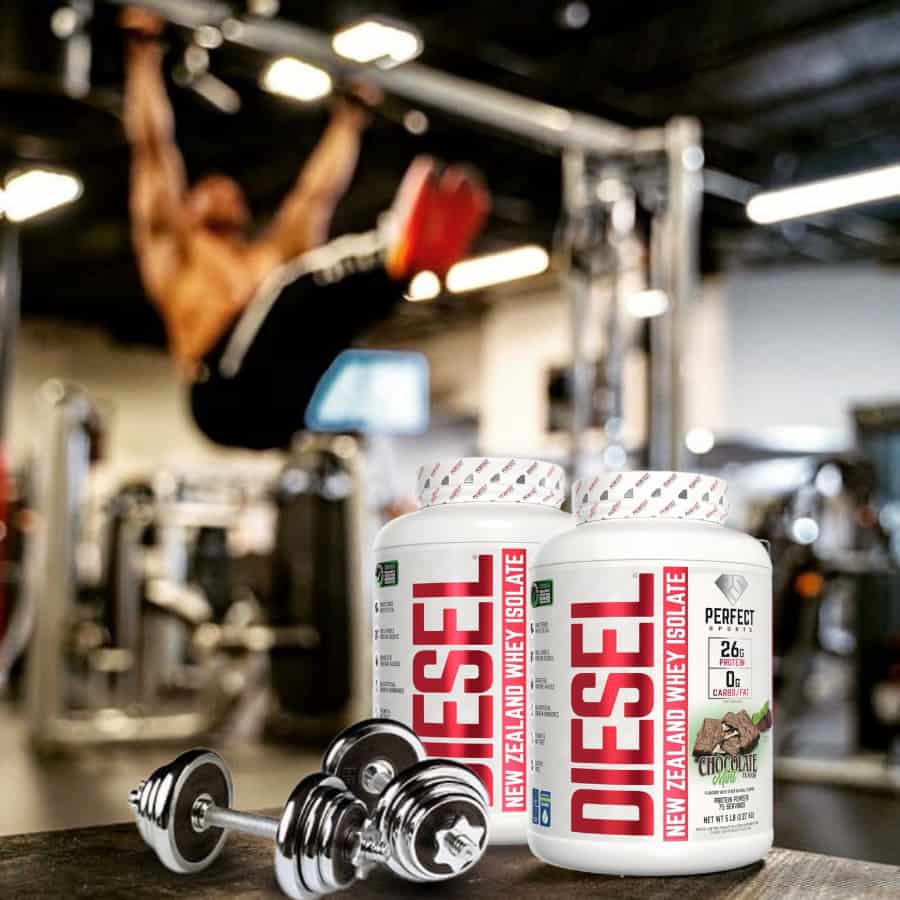 Perfect Sports Diesel 100% New Zealand Whey Protein Isolate 5 LB (2,27kg), 75 Servings