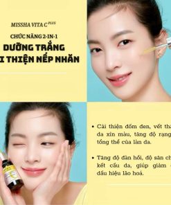 Tinh Chất Dưỡng Da Missha Vita C Plus Spot Correcting & Firming Ampoule 40ml