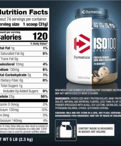 Dymatize ISO100 Hydrolyzed Whey Protein Isolate 5 Lbs (2,3kg)