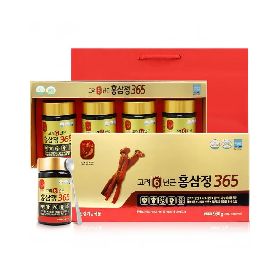 Cao Hồng Sâm 365 Hàn Quốc _ 4 lọ x 240g (11) Cao Hồng Sâm 365 Hàn Quốc _ 4 lọ x 240g