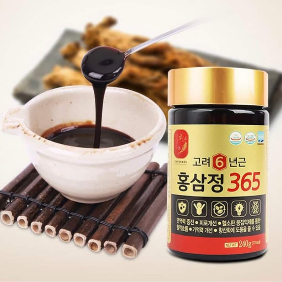 Cao Hồng Sâm 365 Hàn Quốc _ 4 lọ x 240g