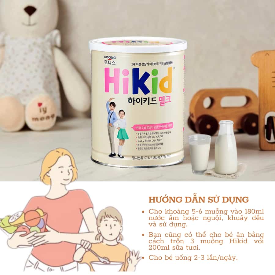 Sữa Hikid Hàn Quốc
