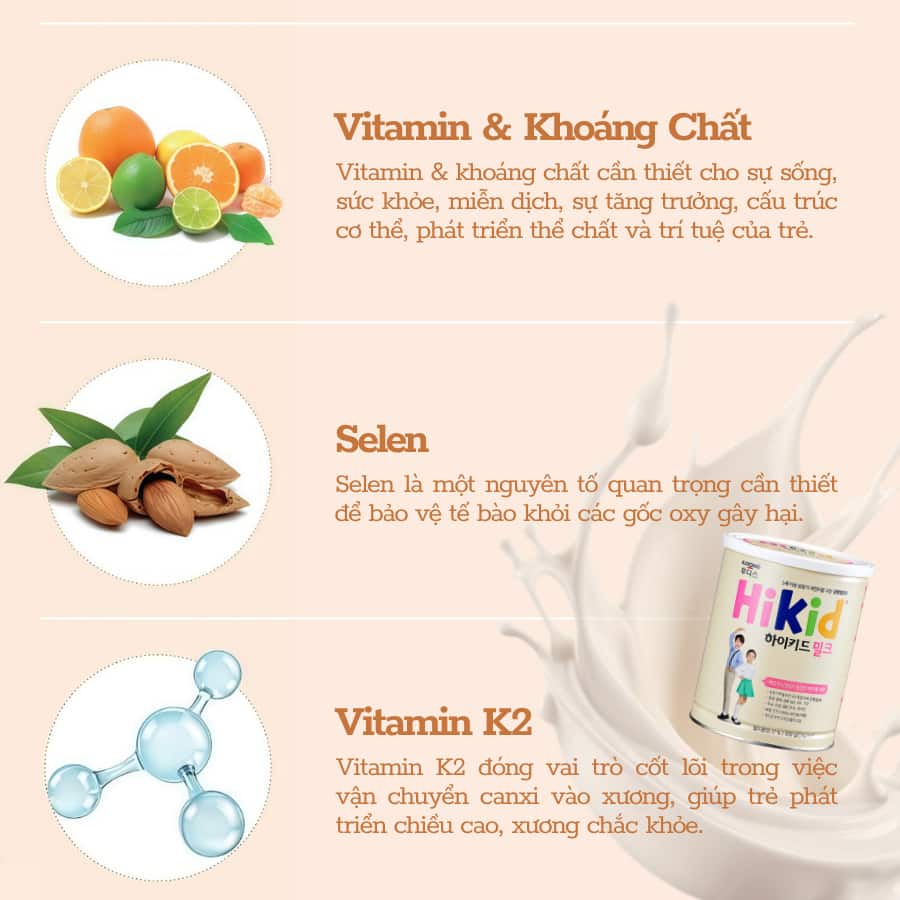 Sữa Hikid Hàn Quốc