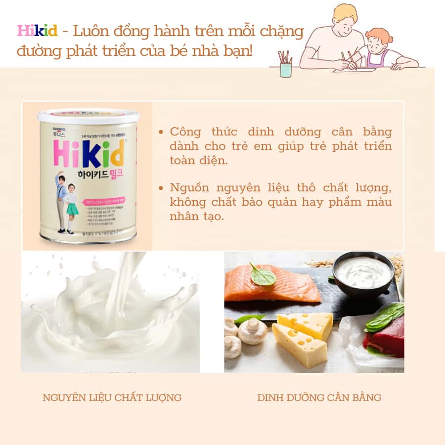 Sữa Hikid Hàn Quốc