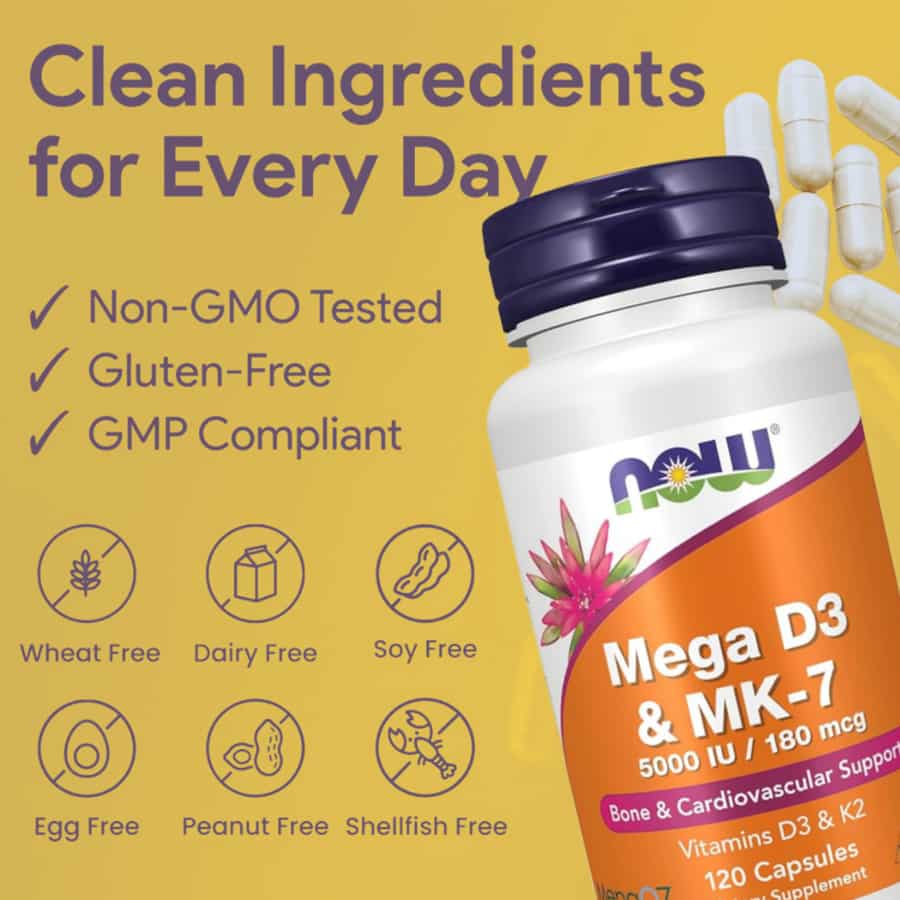 Vitamin D3K2 MK-7 giúp xương chắc khỏe