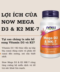 Vitamin D3K2 MK-7 giúp xương chắc khỏe